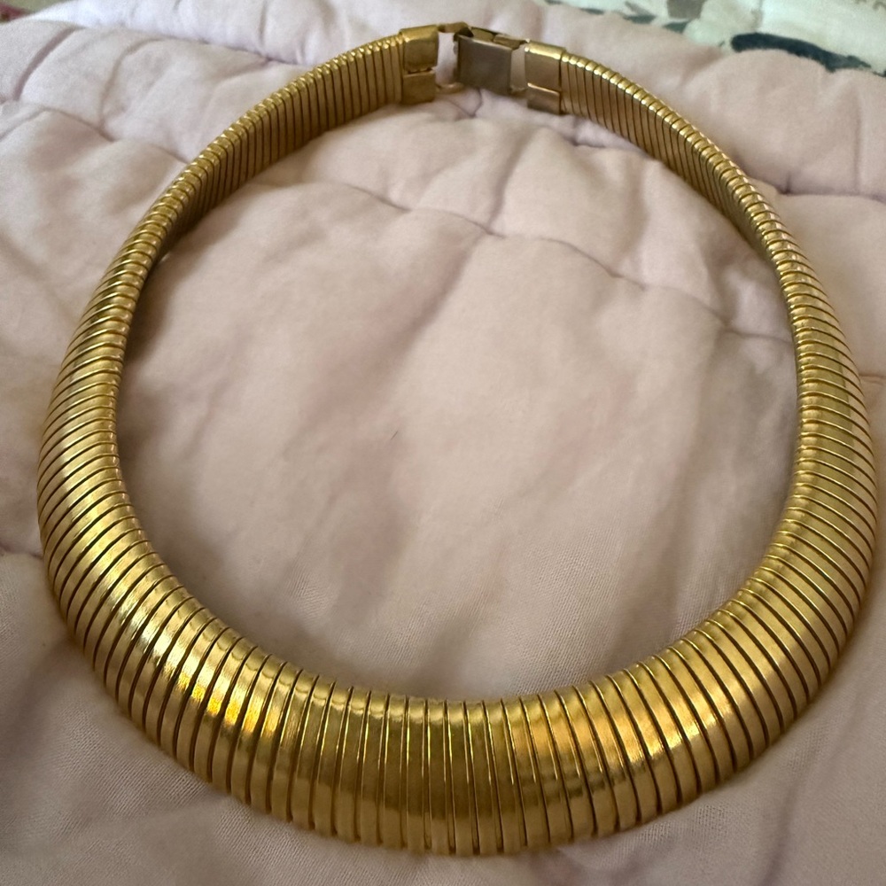 Vintage Gold Choker Necklace